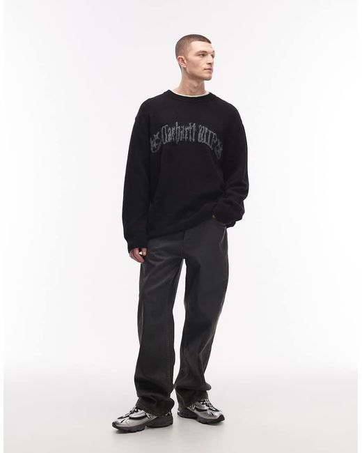 Carhartt Blue Commuting Tales Knitted Jumper for men