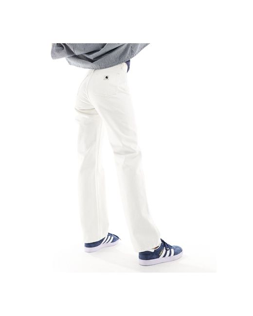 Noxon - jeans a vita alta bianchi di Carhartt in White