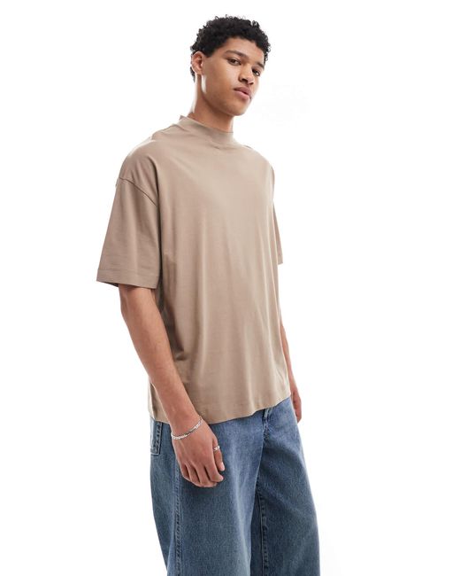 ASOS – basic-t-shirt in Blue für Herren