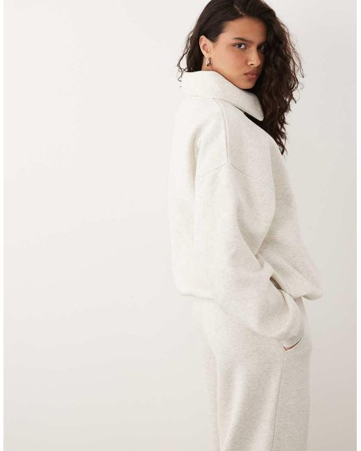 New Balance Natural Trackside Fleece Half Zip Sweatshirt