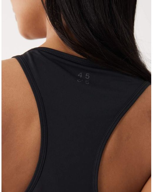 4505 Hardloophemd Van Sneldrogend Nylon Performance Mesh in het Black