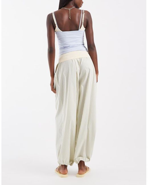 ASOS White Balloon Trouser