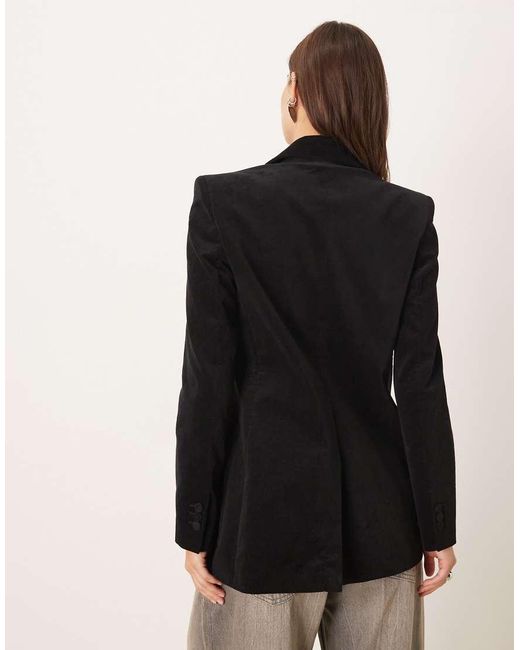 Mango Black Tailored Blazer