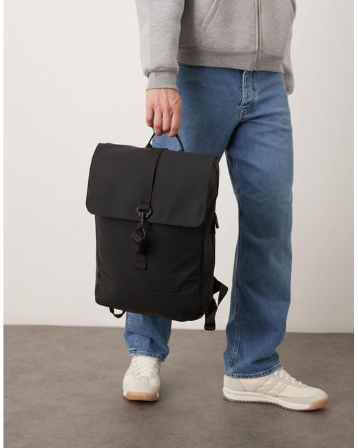 Mango – eleganter er rucksack in Black für Herren