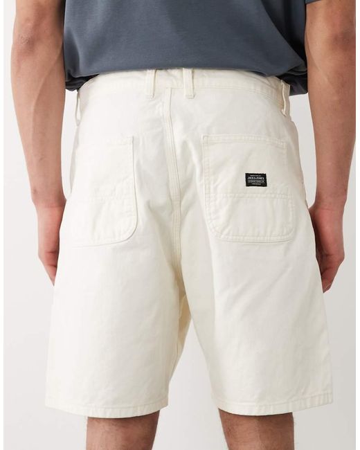 Jack & Jones Blue Carpenter Denim Shorts for men