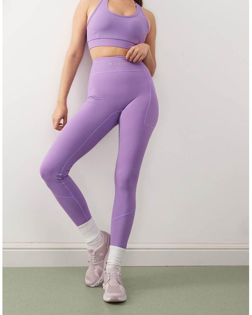 OOSC Purple Infinite High Waisted Leggings