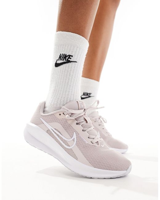 Nike White Downshifter 13 Trainers