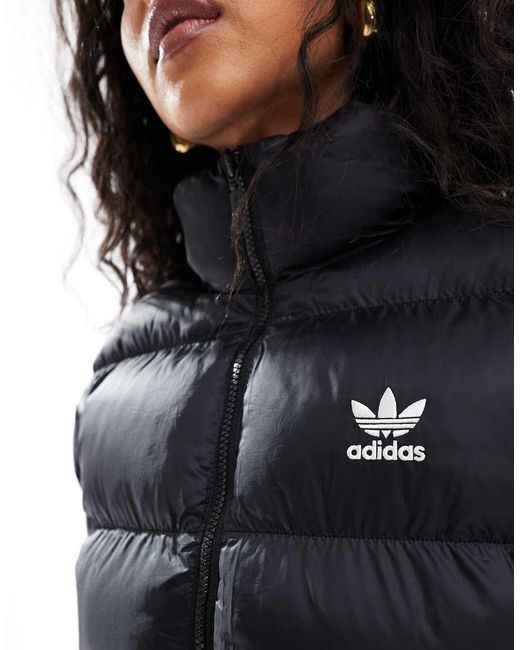 Adidas Originals Blue Short Puffer Jacket