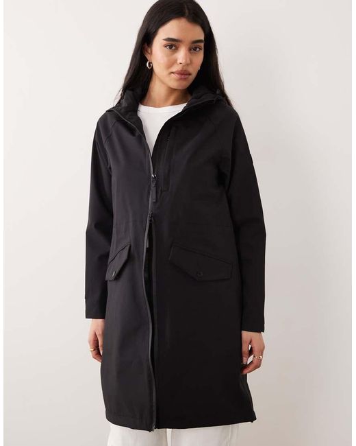 Regatta Black Waterproof Levita Hooded Jacket