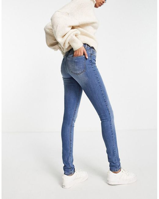 Vaqueros Pitillo De Tanya Vero Moda de color Blue