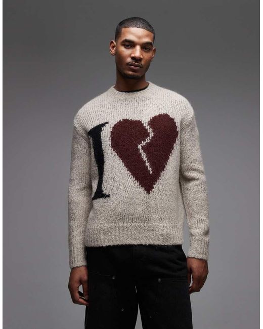 AllSaints Lover in het Gray voor heren