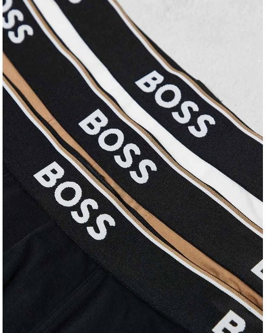 Boss Black 3 Pack Power Trunks for men