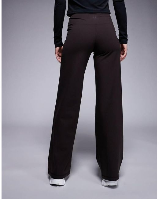 4505 Black Petite Icon High Waist Wide Leg Dance Pant