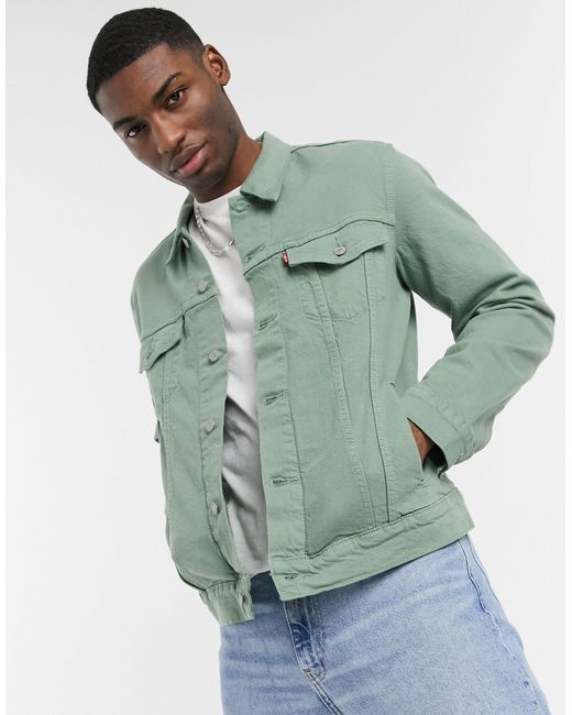 Levi's Green The Denim Trucker Jacket for men