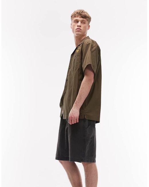AllSaints Black Jackson Denim Jort for men