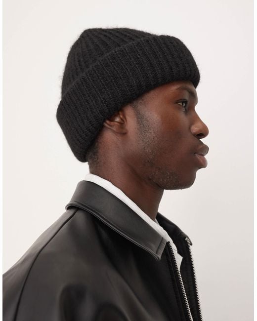 ASOS – strickmütze in Black für Herren