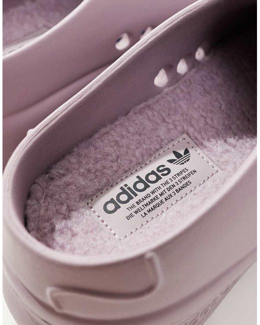 Adidas Originals Purple Signature adiFOM Stan Mule Slip-Ons