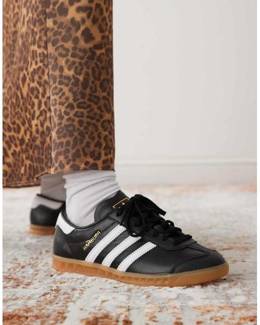 Adidas Originals Brown Hamburg Trainers for men