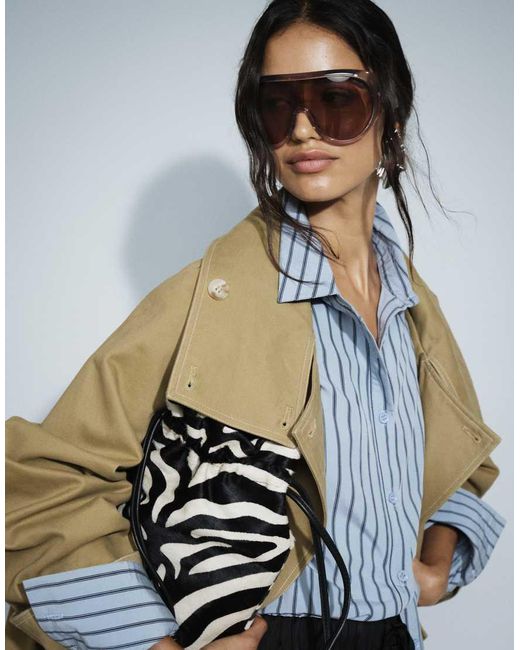Muse Assembly Natural Funnel Neck Leona Jacket
