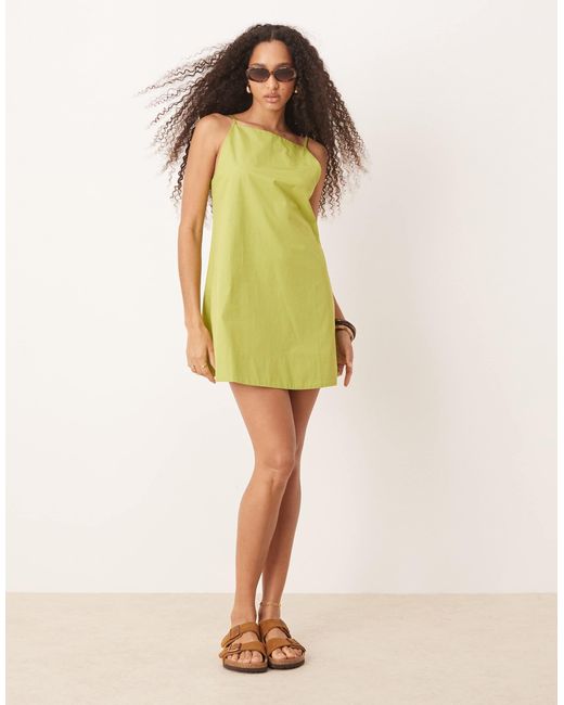 ASOS Green – weites minikleid