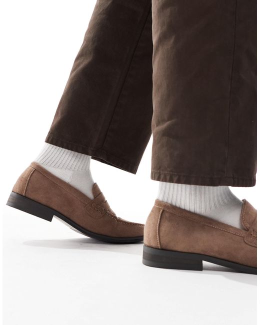 SEQWL Brown Hero Saddle Loafers for men