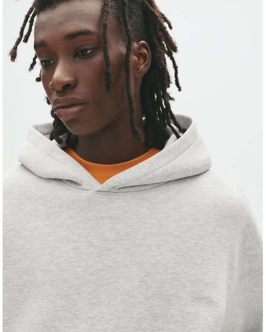 Pull&Bear Gray Stwd Hoodie for men