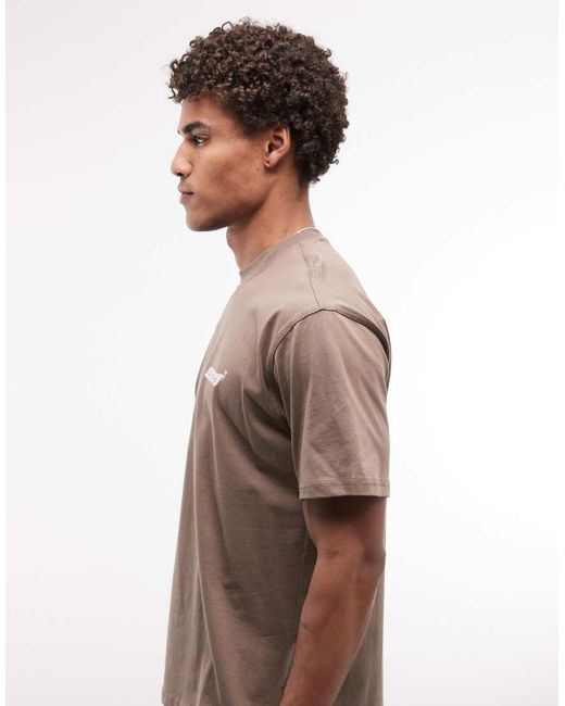Dickies Brown Beachwood Trails Backprint T-shirt for men