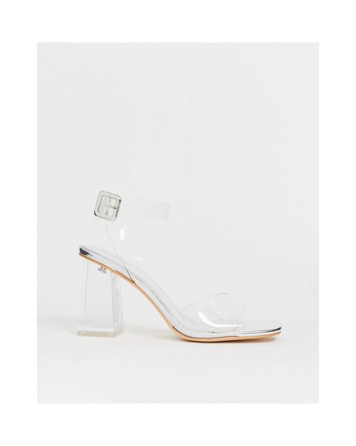 simmi london clear heels