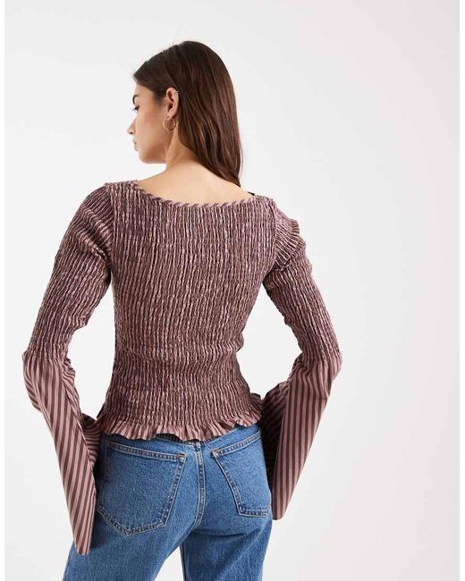 ASOS Shirred Blouse
