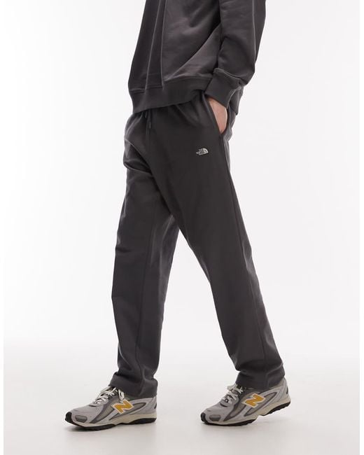 The North Face Gray Essential Logo Light Oversized Pant for men