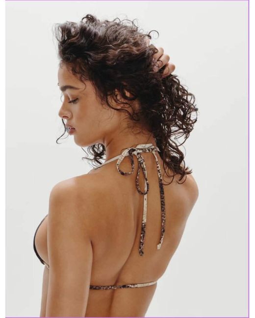 Frankie's Bikinis Brown Paradise Reversible Top