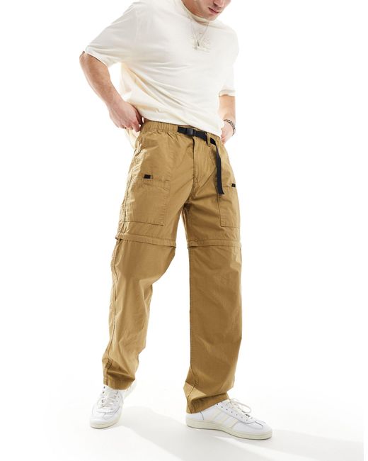 Pantalones color cargo utilitarios con diseño desmontable Levi's de hombre de color Natural