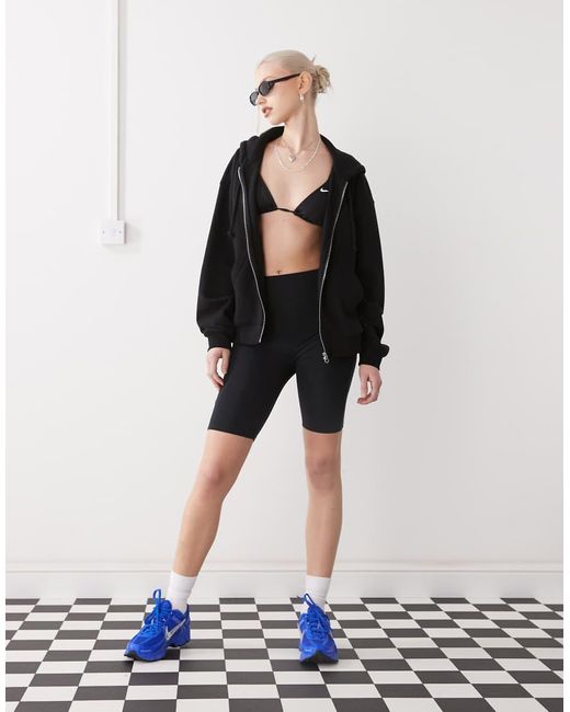 Leggings Cortos Negros De Collusion de color Black