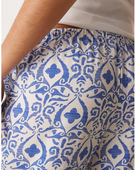 Jdy Blue – weit geschnittene hose