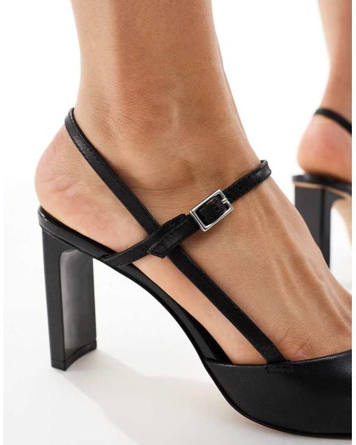ALDO Black Darabriver Sling Back Court Shoe