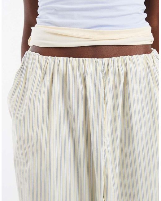 ASOS White Balloon Trouser