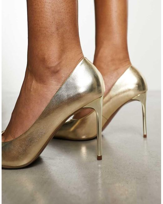 ASOS White Wide Fit Paphos Pointed High Heeled Court Shoes
