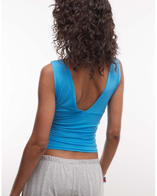 Collusion Blue Plunge Halter