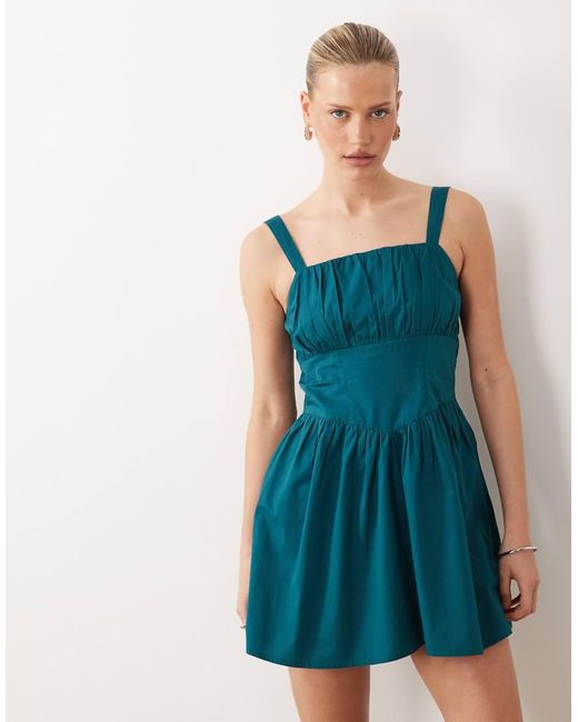 Wednesday's Girl Blue Wednesdays Girl Mini Tea Dress