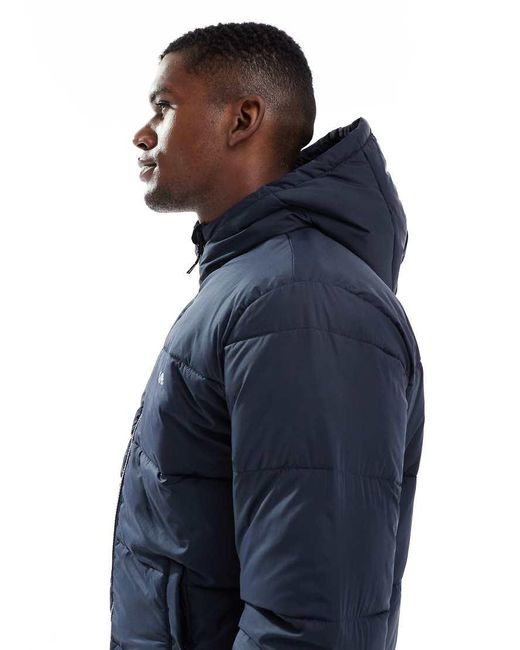 JJ Rebel Blue Puffer Jacket With Hood for men