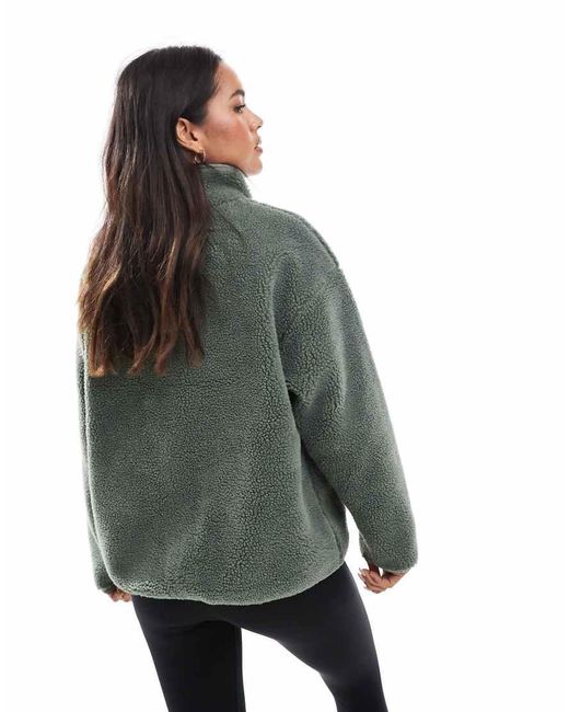 South Beach Green Borg Quarter Zip