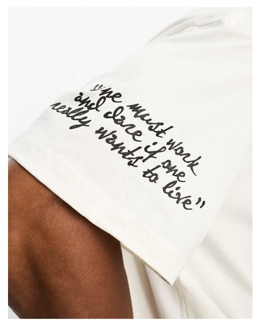 Bershka T-shirt Met Van Gogh-print in het Wit voor heren | Lyst NL