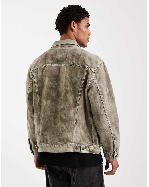 Levi's Natural Relaxed Fit Denim Trucker Jacket for men