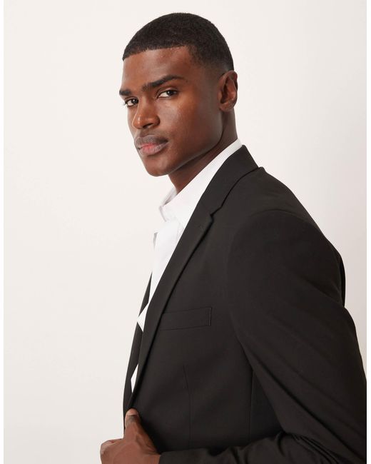 ASOS Natural Regular Suit Jacket for men