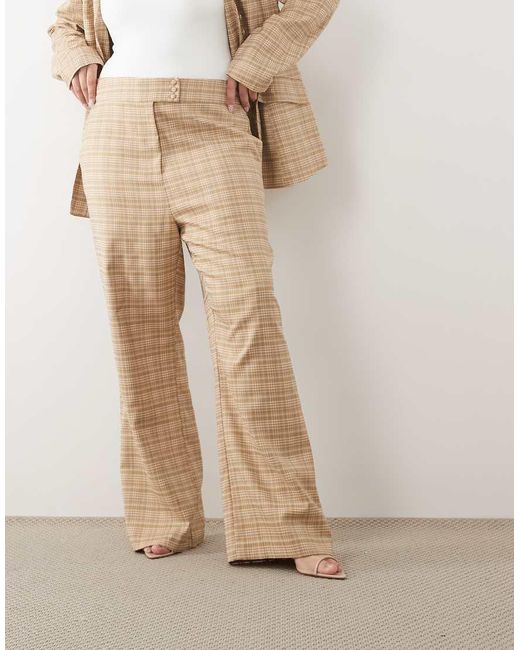 ASOS Natural Curve Tailored Pants