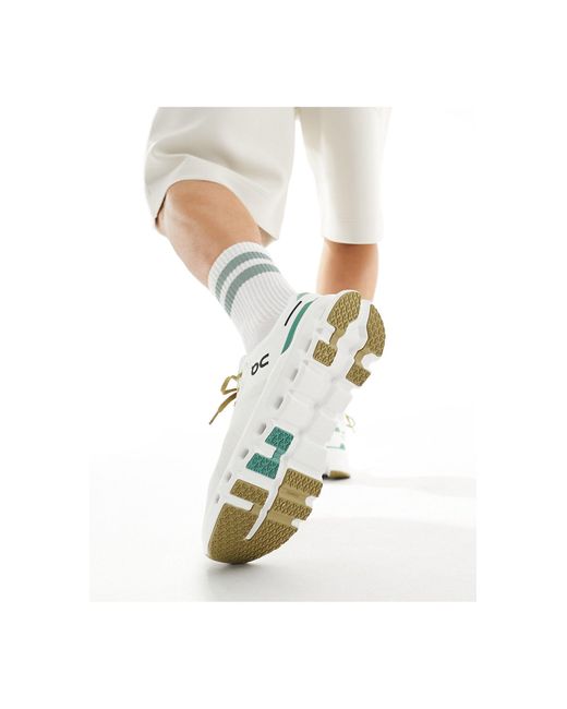 On - cloudrunner 2 - sneakers da corsa bianche e verdi di On Shoes in White da Uomo