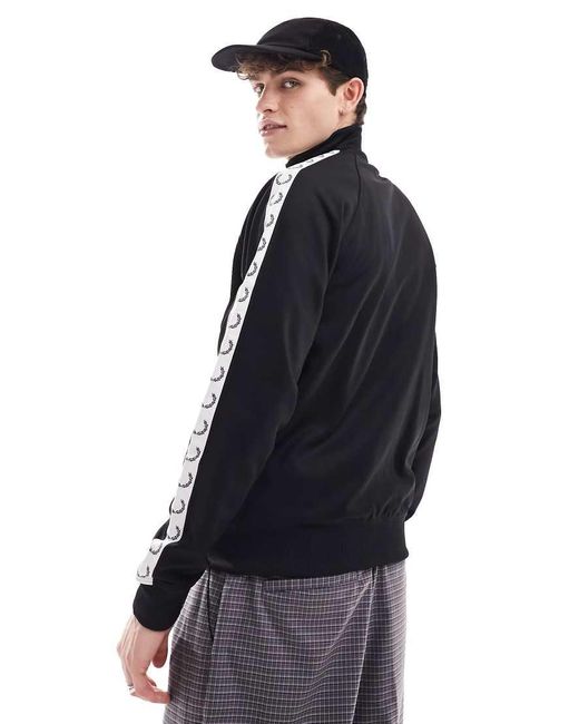 Chaqueta De Chándal Con Cintas De Fred Perry de hombre de color Blue