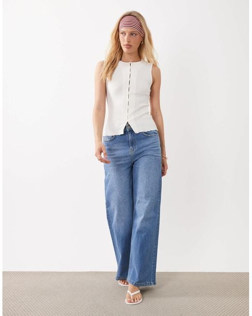 Jdy White Structured Vest