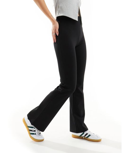 Jdy Black High Waisted Flare Trousers