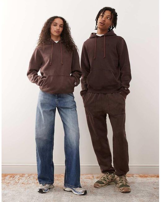 Champion Brown Hooded Sweatshirt